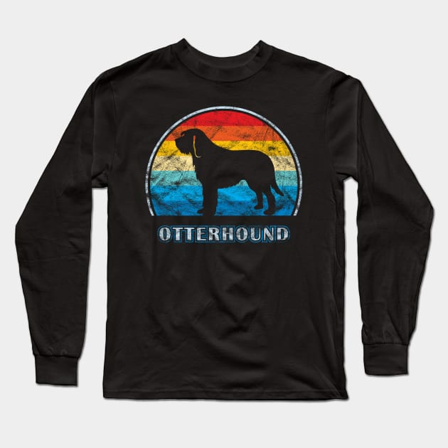 Otterhound Vintage Design Dog Long Sleeve T-Shirt by millersye